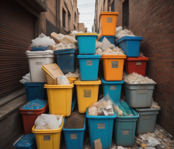 Overflowing Dirty bins, Return and earn